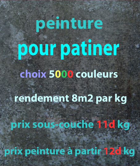 peinture pour patiner