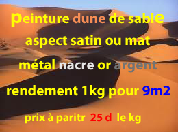 peinture dune de sable