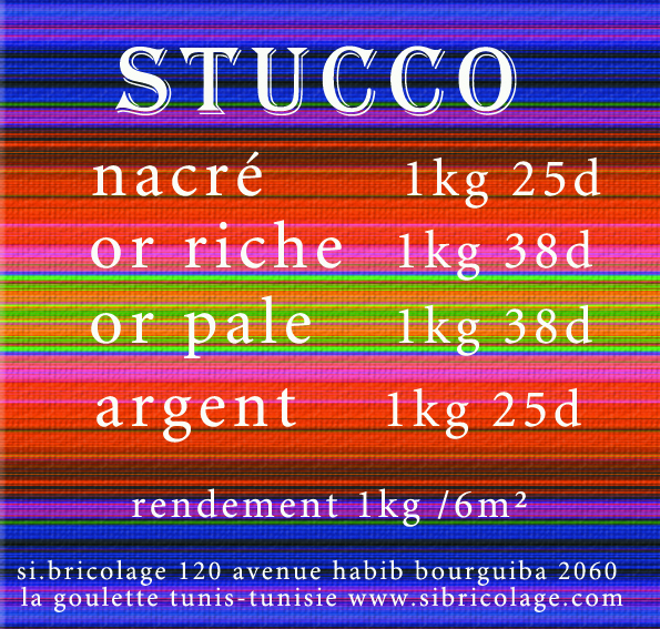 stucco nacre