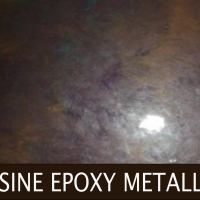 Resine epoxy metallic sitee