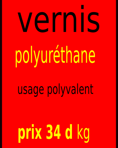 Vernis polyurethane